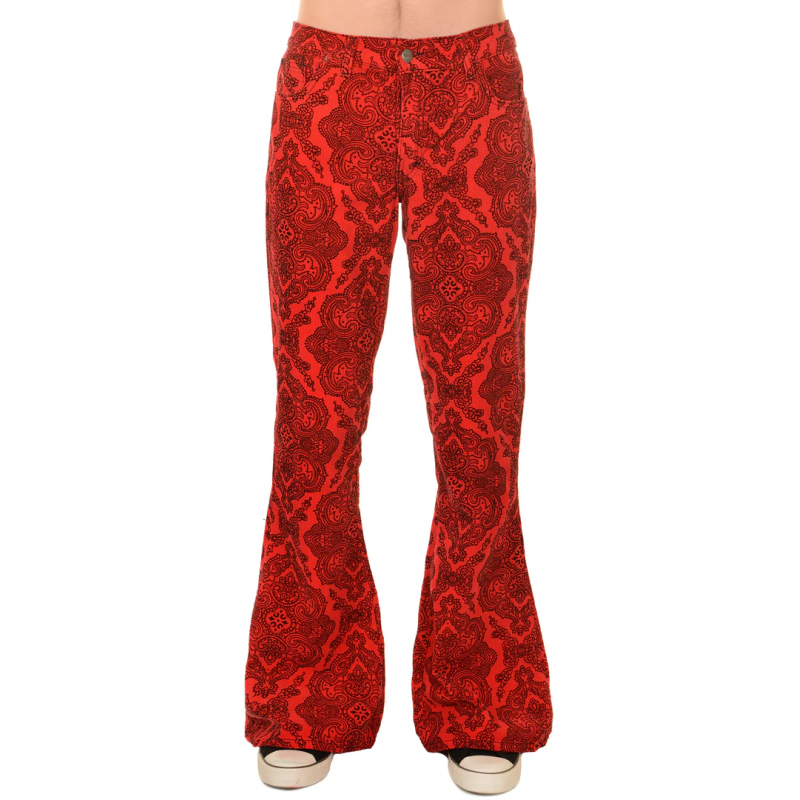 Red sales bottom pants